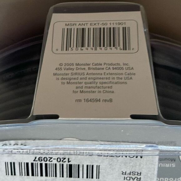 Monster Sirius Satellite Radio 50’ Antenna Extension Cable - NEW - Picture 5 of 8